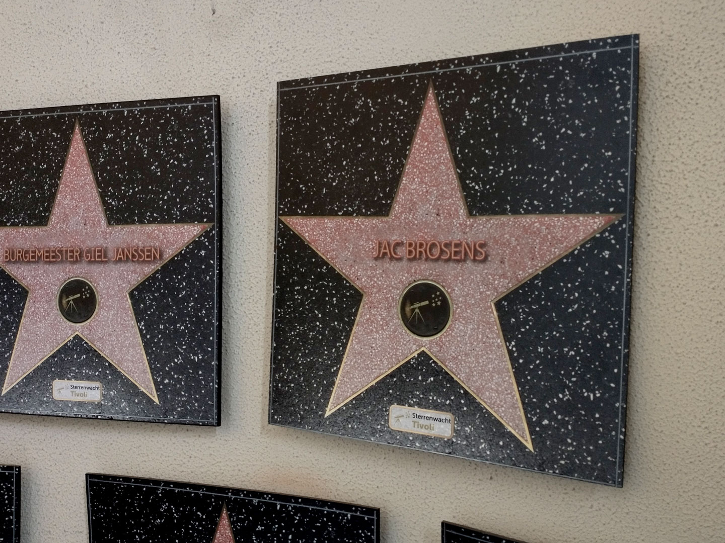 Vooralsnog de laatst geplaatste ster.